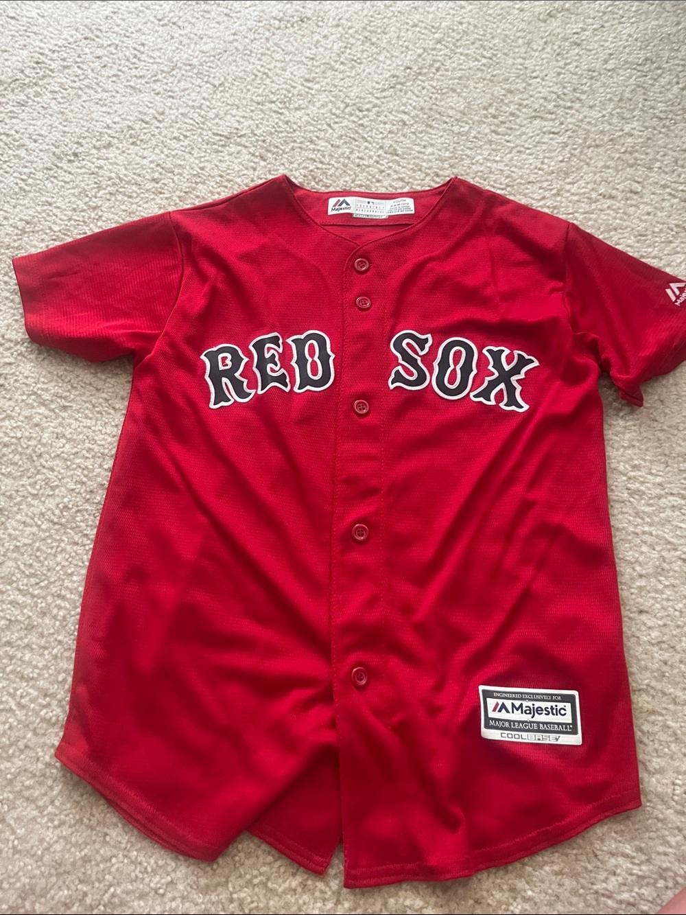 Majestic Red Boston 'Red Sox' Kids Jersey